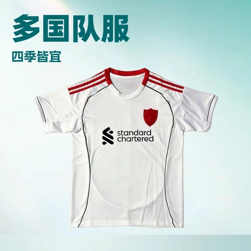 Fans short-sleeved mesh quick-drying football jersey D print Portugal Côte d'Ivoire Morocco