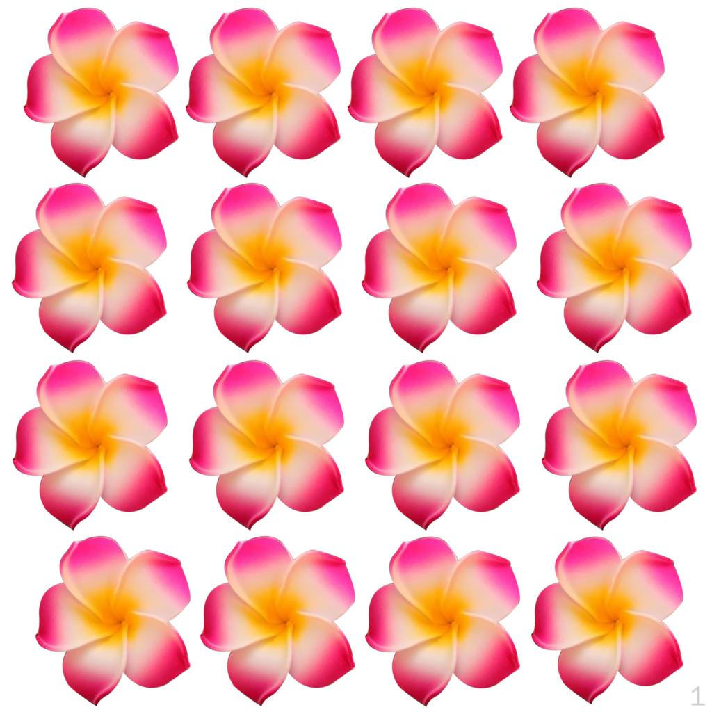 

100x свадебная пена, плавающая плюмерия, ремесло, украшение своими руками - розово-красное