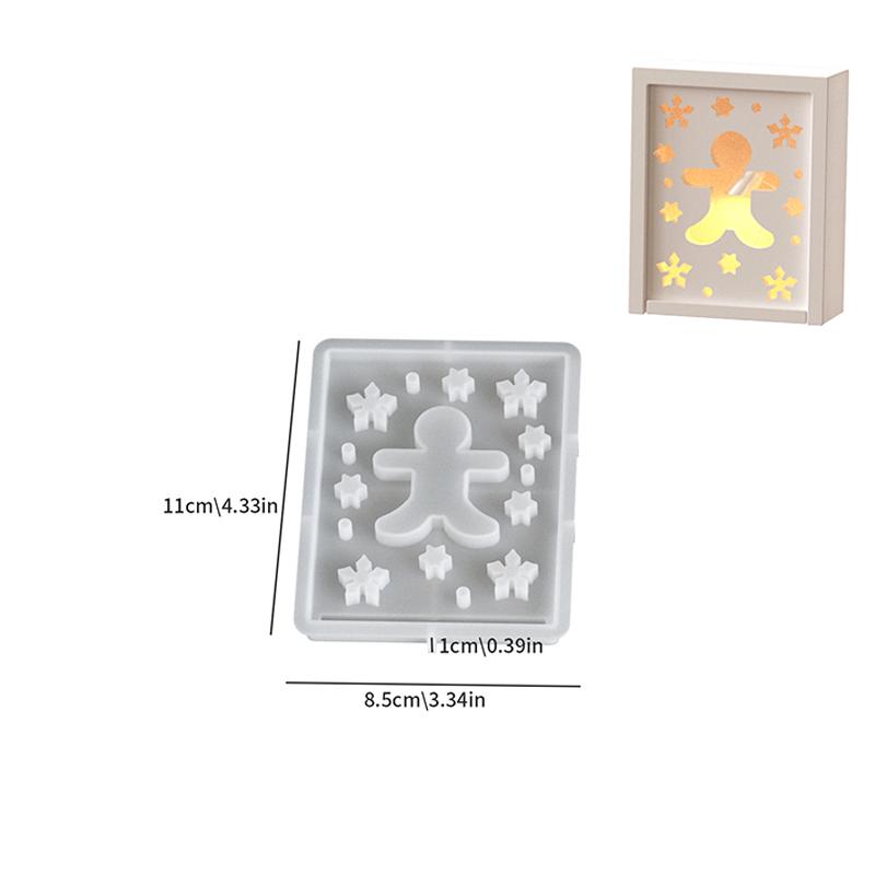 1 szt. Forma żywiczna Rękodzieło Ręcznie robione Pudełko do przechowywania Świąteczna Prostokątna Forma silikonowa Święto Dostępne różne opcje