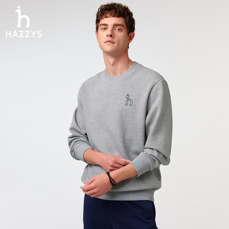 HAZZYS Men's Long Sleeve Casual Sweatshirt