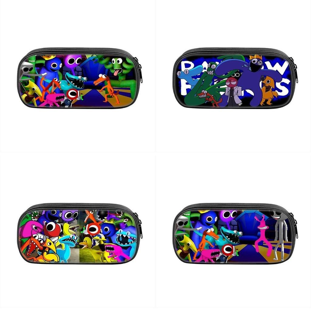Rainbow Friends 2 Pencil Case Large Capacity Durable Nylon Material