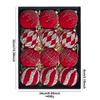 Decorative Christmas Balls Festive Ornaments Holiday Displays Decorative Tree Balls Set Accessory Vibrant Colors