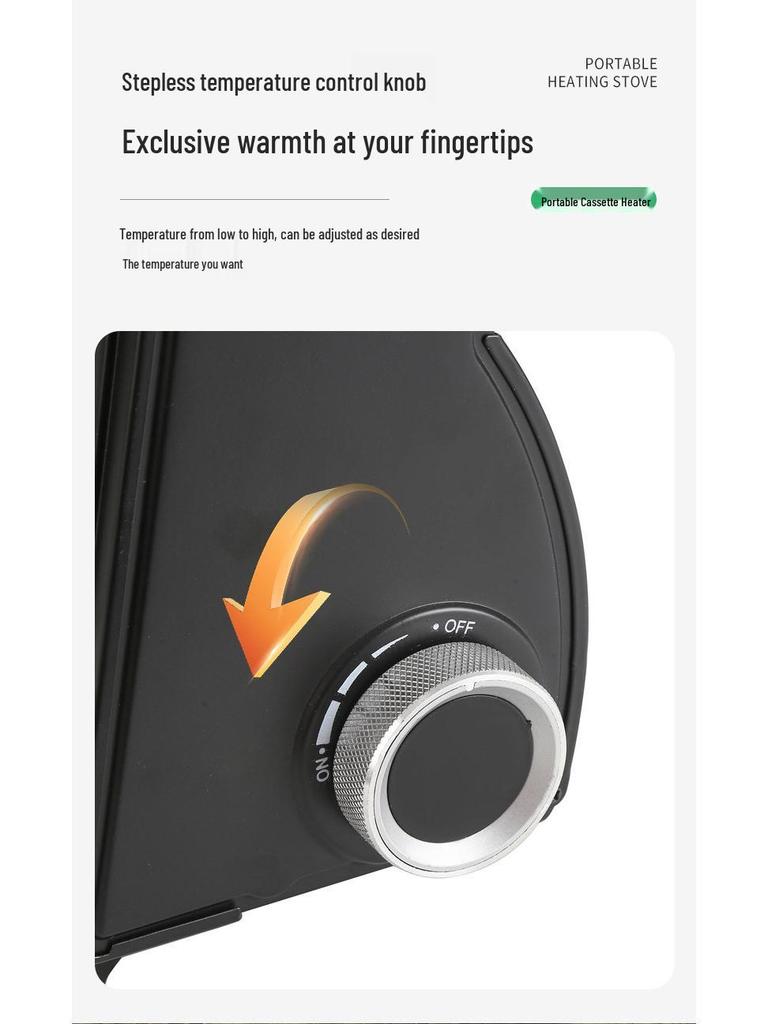 Portable Gas Cassette Heater for Camping Tents