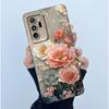 For Samsung Galaxy Note 20 Ultra Fashion Simplicity Oil Painting Flowers Ultra-thin Matte Anti-fingerprint Protector Phone Case