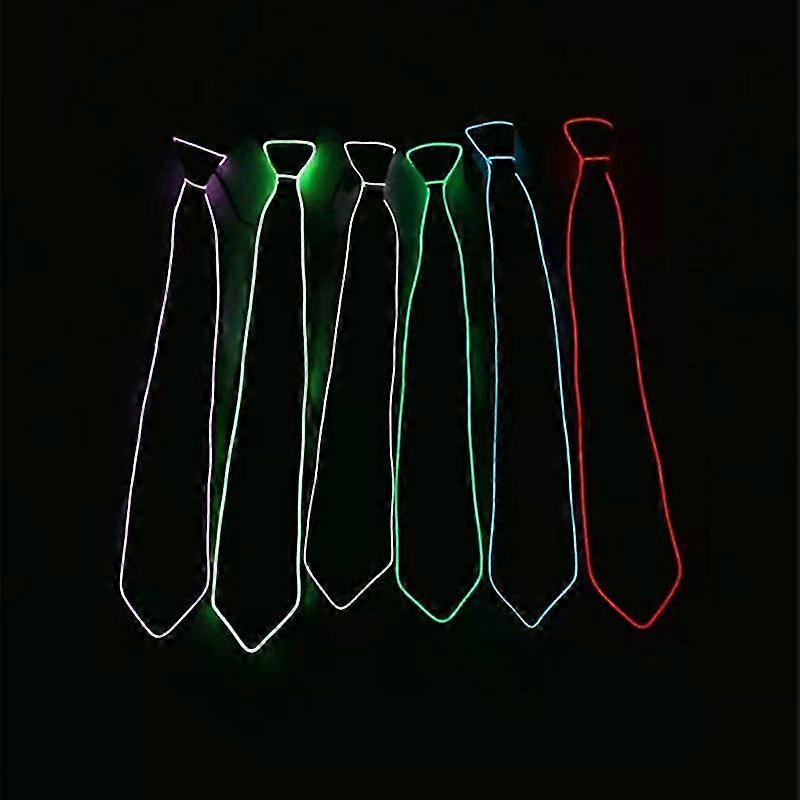 Light Up Necktie Led Ties For Halloween Christmas Rave Party Show Costume Accessories
