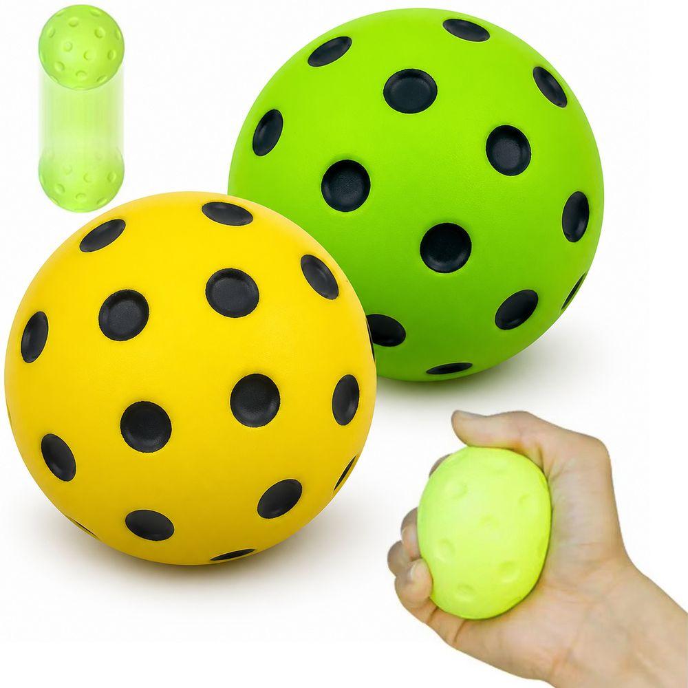 Simulated Anti-stress Squeeze Pickleball Balls High Bounce Quiets Bounce Ball  Fidget Toy