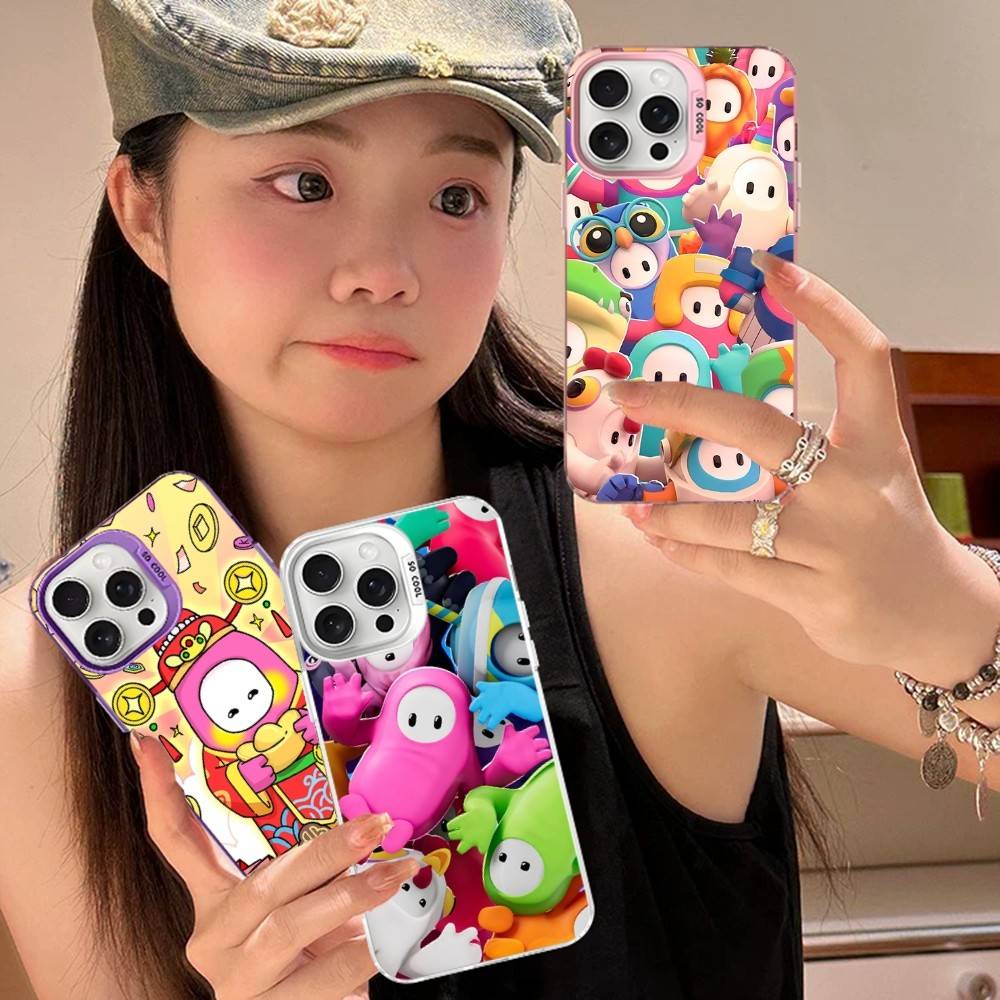 F-Fall G-Guys Game Phone Case For iPhone 17 16 15 14 13 MAX Matte Shockproof Back Anti Fall Matte Cover