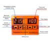 DC12V 24V AC110-220V Sondenleitung Digitaler Temperaturregler LED-Thermostat Regler Heiz-/Kühlungs-Thermoregulator