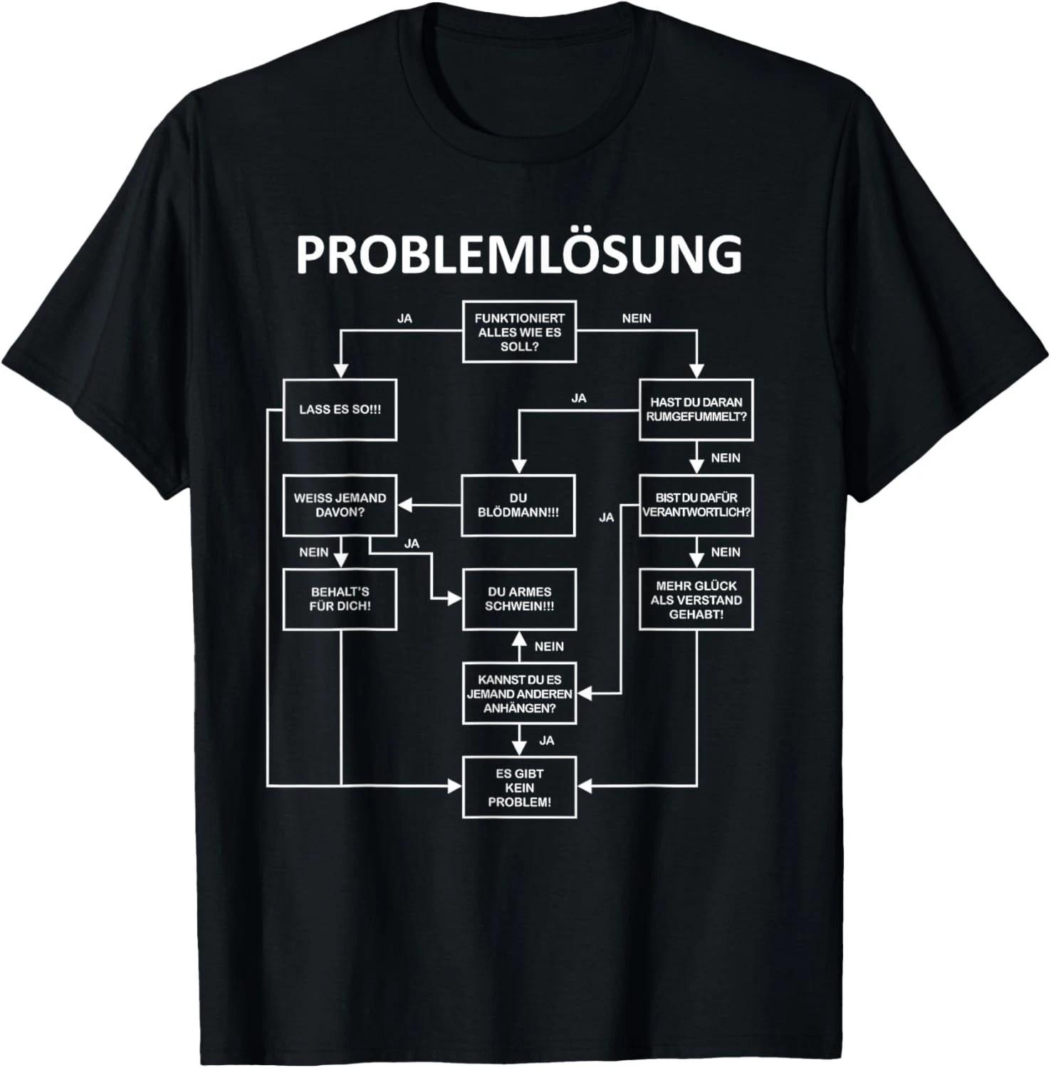 Problem Solving T-Shirt Fun Shirt for Men Saying Gift Unisex T-Shirt S