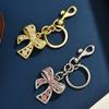 Style Silver Butterfly Pendant Bag Charm With Colorful Zircon And Charm Keychain For Summer Accessories