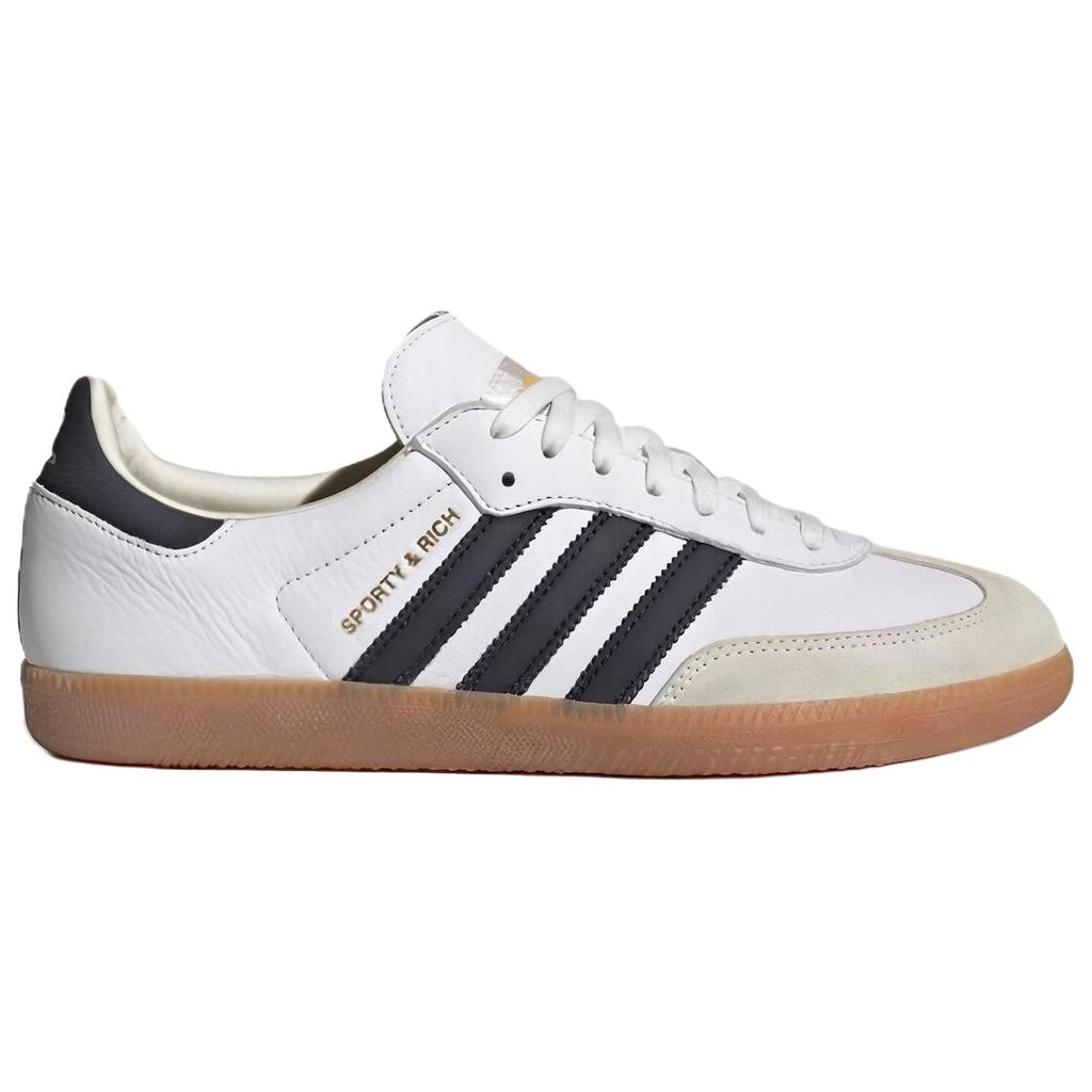 Sporty & Rich x adidas Samba OG Weiß Legend Ink Unisex Sneaker Wolkenweiß Gummi HP3354