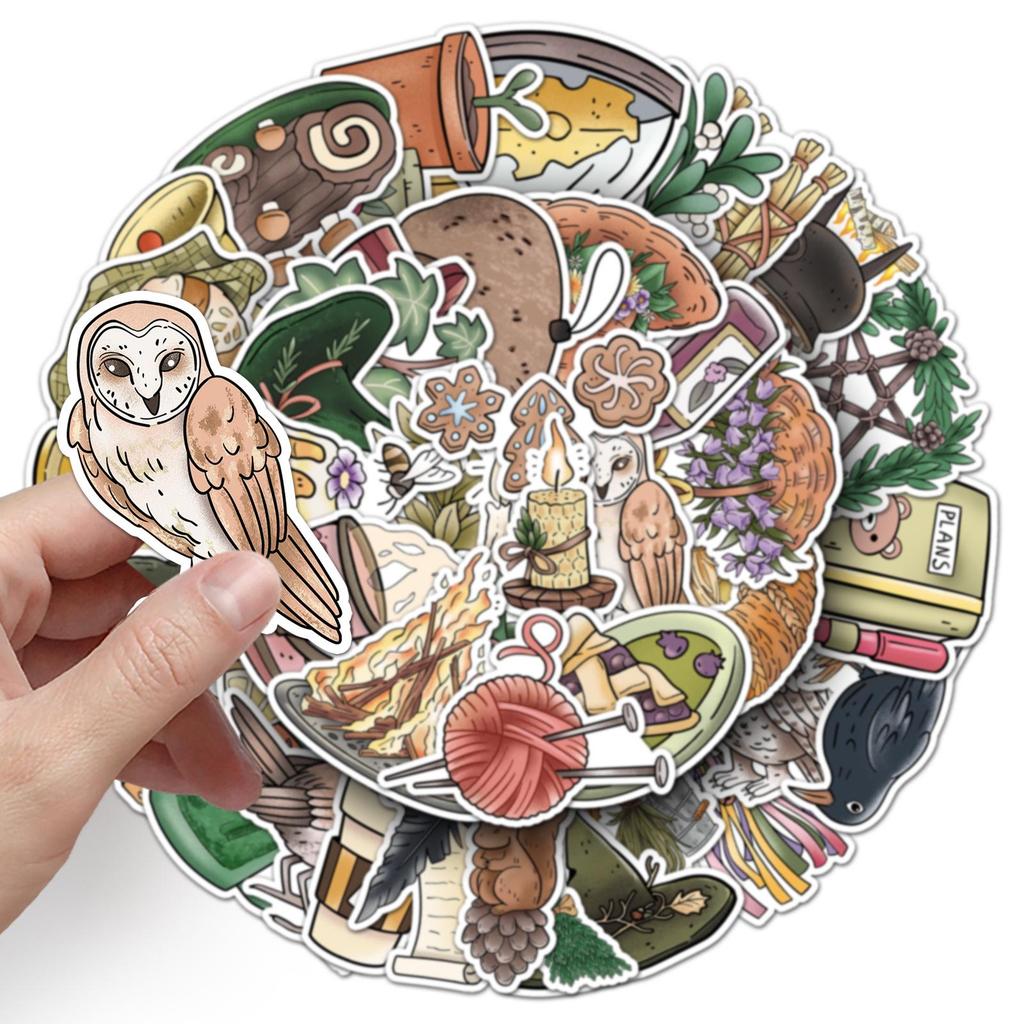 50 Mori Style Magic Graffiti Stickers: Creative Decoration for Phones & Computers