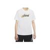 Nike Color-Block Logo Print Sports Crew Neck T-Shirt Men Tops White DM3548-100