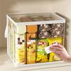 A Storage Box for Snacks in The Dormitory That Can Hold Toys, a Household Organizer That Is Foldable, Large-Capacity, Transparent, And Dust-Proof