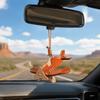 Smooth Texture Bag Charm Mini Airplane Shape Car Hanging Ornament Key Holder  Handbag Decoration