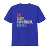 Euphonium T Shirt for Player Funny Lover vintage Washed designer clothes homme Slightly streetwear Stylish Unisex Casual