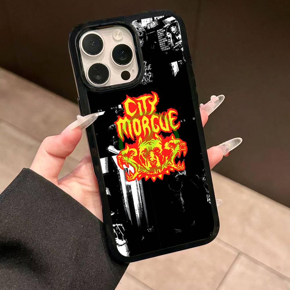 C-City M-Morgue Zillakami Black For Magsafe Magnetic Phone Case For IPhone 16 15 17 Pro Max 11 12 13 14 Plus Cover