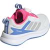 Adidas FORTARUN 4.0 Abrasion Resistant Low Top Kids' Running Shoes White Pink Blue Kids' Sneakers HP3586