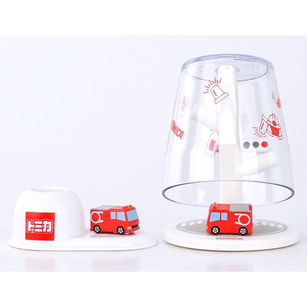 Hashy Mini Gargle Cup and Stand Fire Truck Tomica TC-3552
