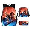 School Bag Three-Piece Set, Primary School Bag, Animation Cartoon School Bag, Satchel, Pencil Case.