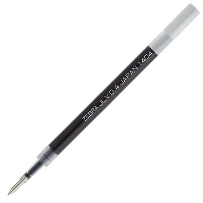 Zebra Sarasa Dry Gel Ballpoint Pen Refills, JLV-0.4, Black, 10-Pack, B-RJLV4-BK