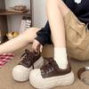 Platform Muffin Shoes, Huge Versatile Small Casual Board Shoes, Women's 2025 New Models, Huge Comfortable Big Head Bread Shoes