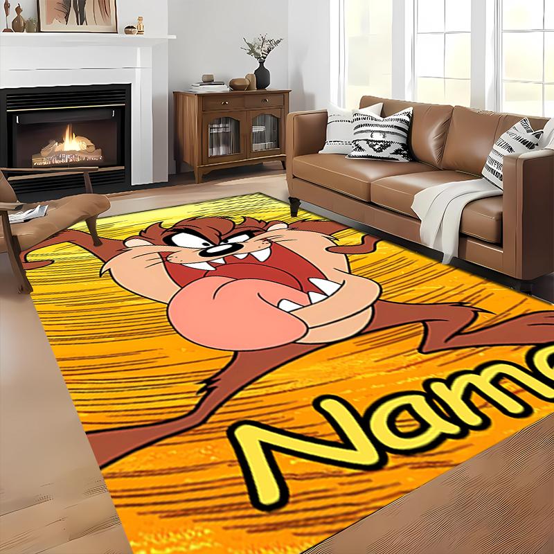 Custom personalization Taz-Mania Area Rug - Perfect For Kitchen, Bathroom,Laundry Room Decor Large Size Available,Gift All Seasons