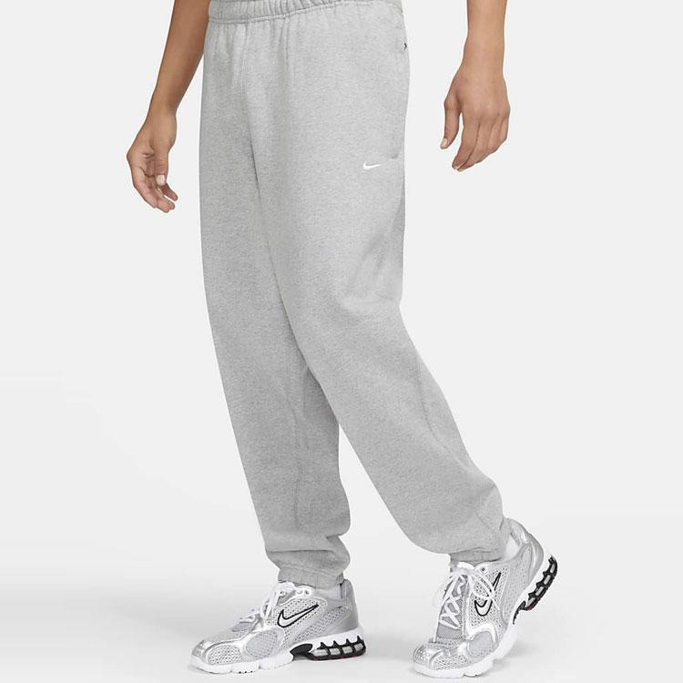 Nike Solo Swoosh Herren Fleece Jogginghose Heather Grey DA0330-063