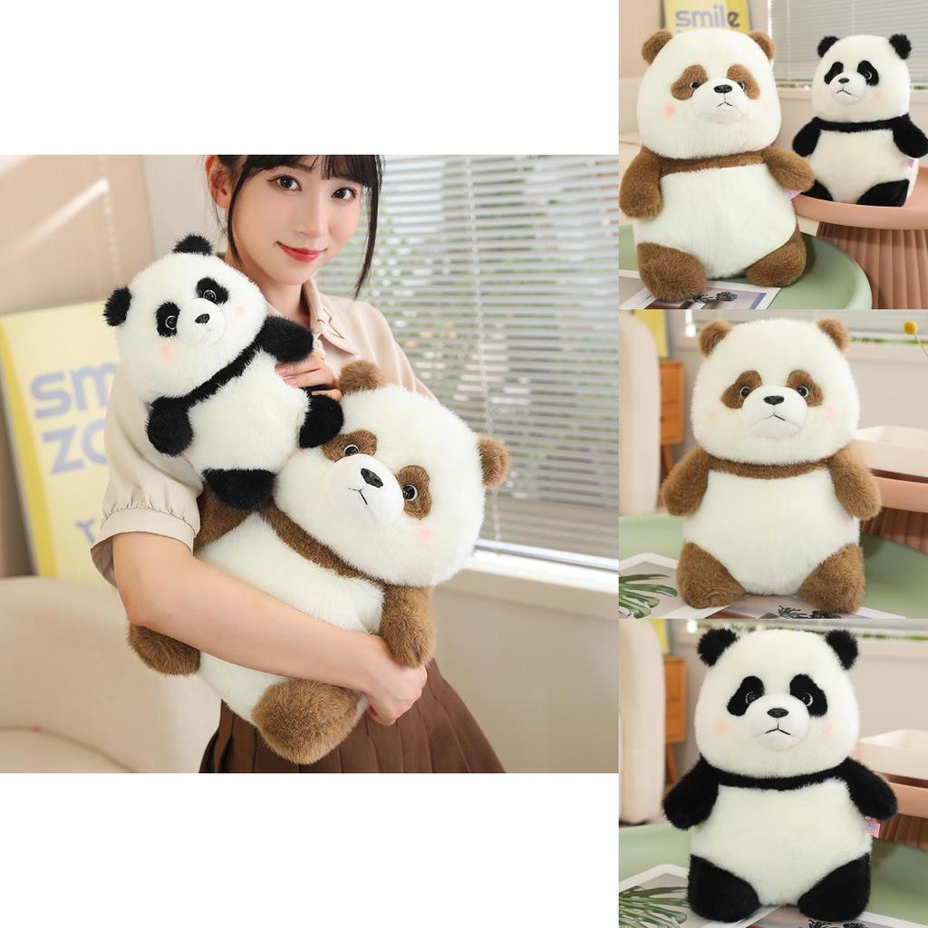 Adorable Fluffy Panda Plush Toy Cute And Soft Cuddly Stuffed Animal Pillow