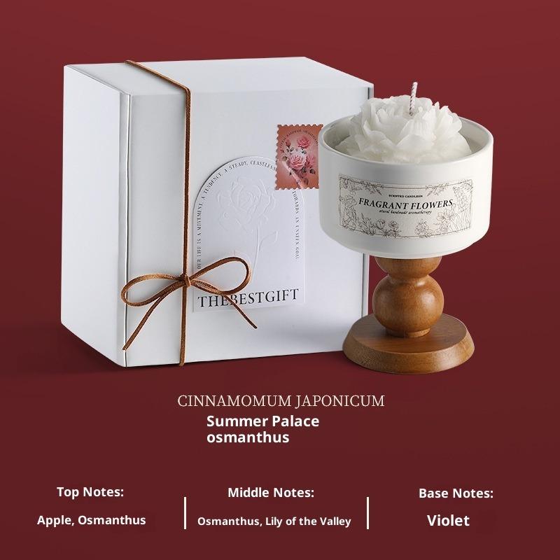 Scented Candles Camellia Premium Birthday Gift Fragrance Ornament