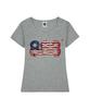 PRIMATE Usa Number.888 Women'S U-Neck Slim Fit Short Sleeve T-Shirt 6 Colors