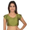 Women's V Neck Desigenr Choli Indian Bollywood Wedding Wear Stitched Blouse