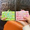 Clicker Sound 26 Keys Keyboard Keychain Cartoon Stress Relief Fidget Toy  Bag Ornaments