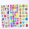 10 Sheets Kids Stickers 3D Puffy Bulk Cartoon English Alphabet Letters Number Stickers Educational Toys for Girl Boy GYH