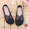 Women Mesh Breathable Shoes Ladies Embroidered One Foot Non-slip Soft Sole Comfortable Breathable Shoes Footwears