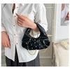 Womens Hobo Bag Luxurious Shoulder Bag Rhineste Purse Stylish Crossbody Bag For Dating Casual Outings Party