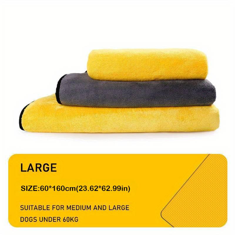 Soft Ultra-Absorbent Quick-Dry Pet Towels - Versatile for Cats & Dogs Bath, Car Cleaning & Home Daily Use