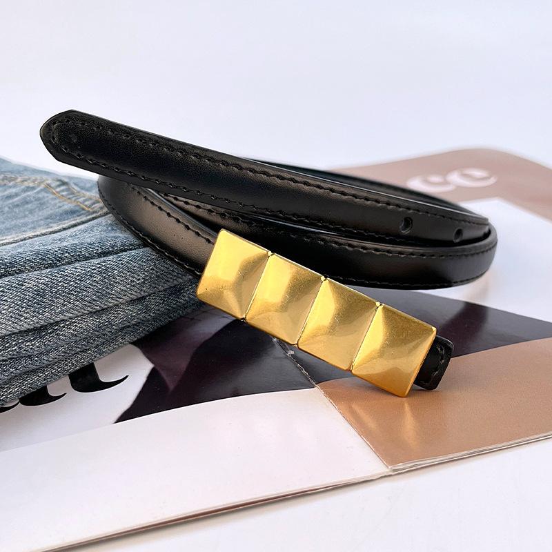 Genuine Leather Women'S Belt Retro Two-Layer Cowhide Belt With Jeans Casual Pants Belt Women'S Model