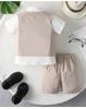 Children's British Style Summer Set: Short-Sleeve Top, Shorts, and More. Boys' Formal Wear.