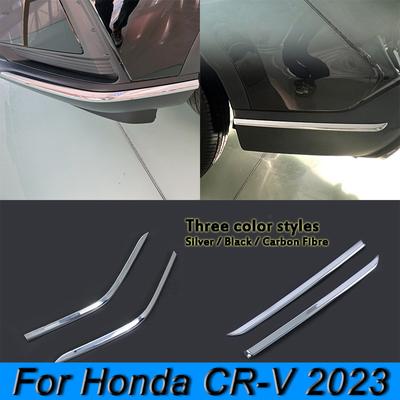 Adesivos de Acabamento Moldura Lateral para Para-choque Dianteiro Traseiro para Honda CR-V CRV 2023 ABS Estilo de Carro