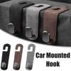 1Pc Universal Car Suede Alloy Seat Hook Stowing Rear Seat Headrest Hook Storage Hanger Hanging Hooks Interior Car Accessories