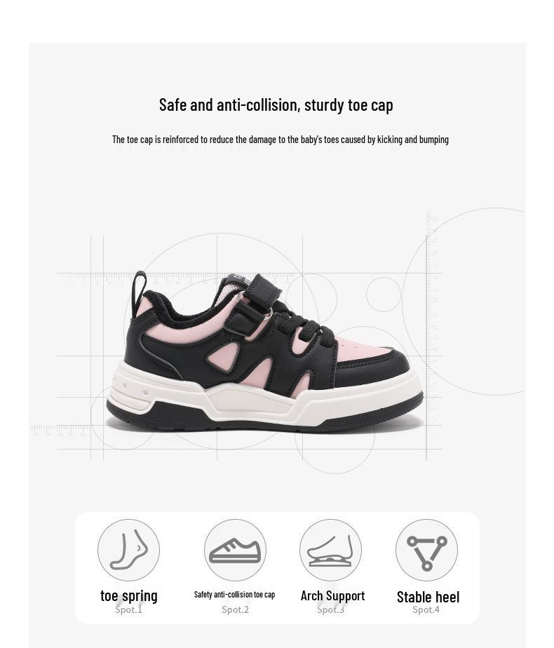 ABCKIDS 2025 Winter Velvet-Lined Velcro Sneakers for Boys & Girls