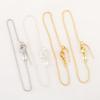 Jewelry Necklace Accessories Copper Plated Universal Adjustable Chain DIY Pendant Necklace Lobster Chain Flash Bead Bracelet Accessories