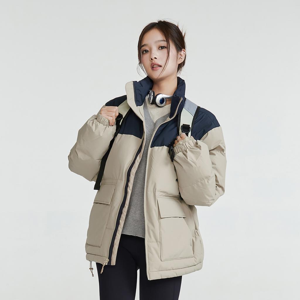 New Balance NBX Academy Puffer Down Asia Sizing 'Beige Navy' Men's AMJ34304-SOT