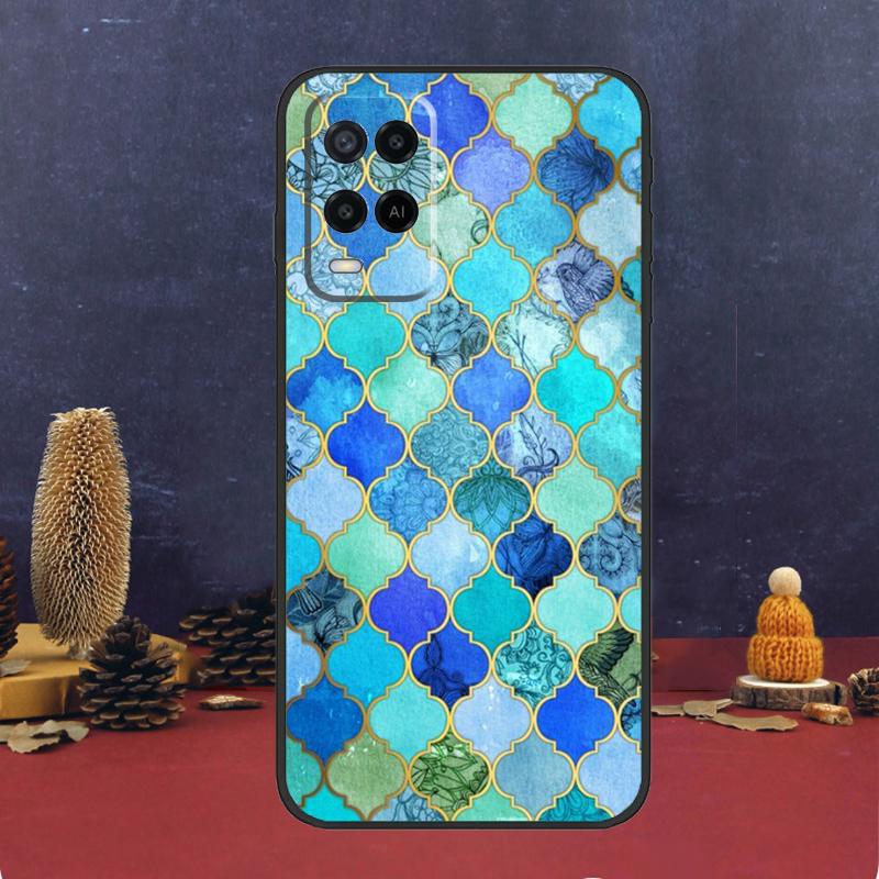 

Moroccan Pattern Case For Oppo A60 A80 A40 A6 A5 Pro A15 A16 A17 A57 A94 A74 A54 A76 A96 A18 A38 A58 A78 A98 OPPO A18 4G