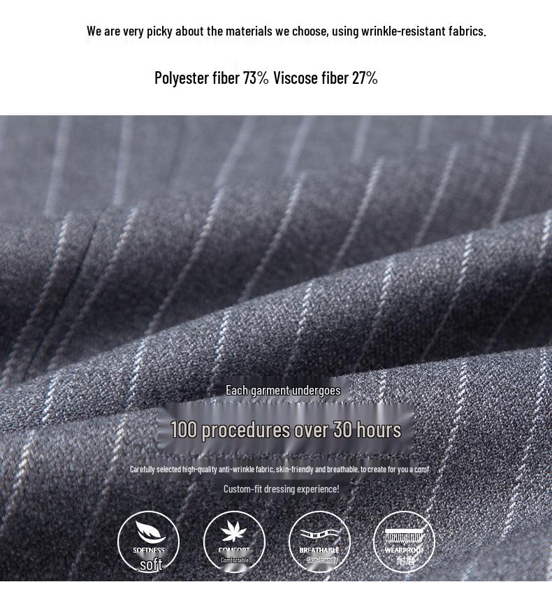 Men's Plaid Slim Fit Korean Style Tuxedo Three-Piece Suit for Weddings & Photography