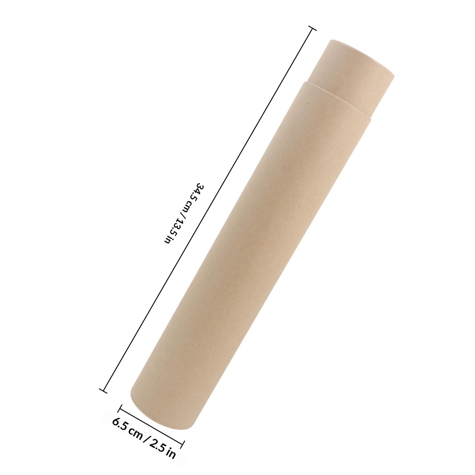 Calligraphy Scroll Box 6Cm Inner Diameter Extendable Storage Tube For Painting Poster Artwork Japanese Scroll Holder хаки