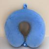 Portable Memory Foam U-shaped Travel Neck Pillow - Crystal Velvet Office & Airplane Nap Support