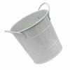 Desktop Pencil Pen Holder Iron Art Cute Bucket Shape Multifunctional Pencil Organizer Makeup Brush