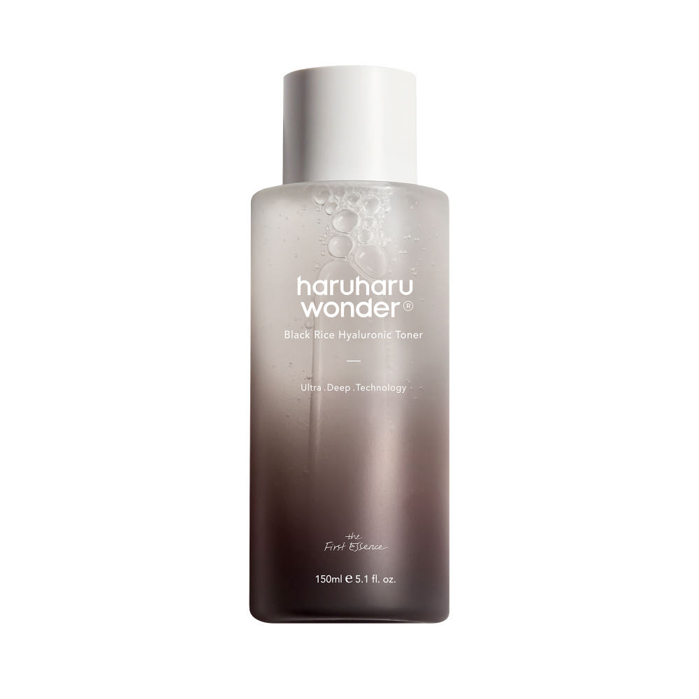 HARUHARU WONDER Vegan Black Rice Hyaluronic Toner 150ml Korean Hydrating & Moisturizing Facial Toner